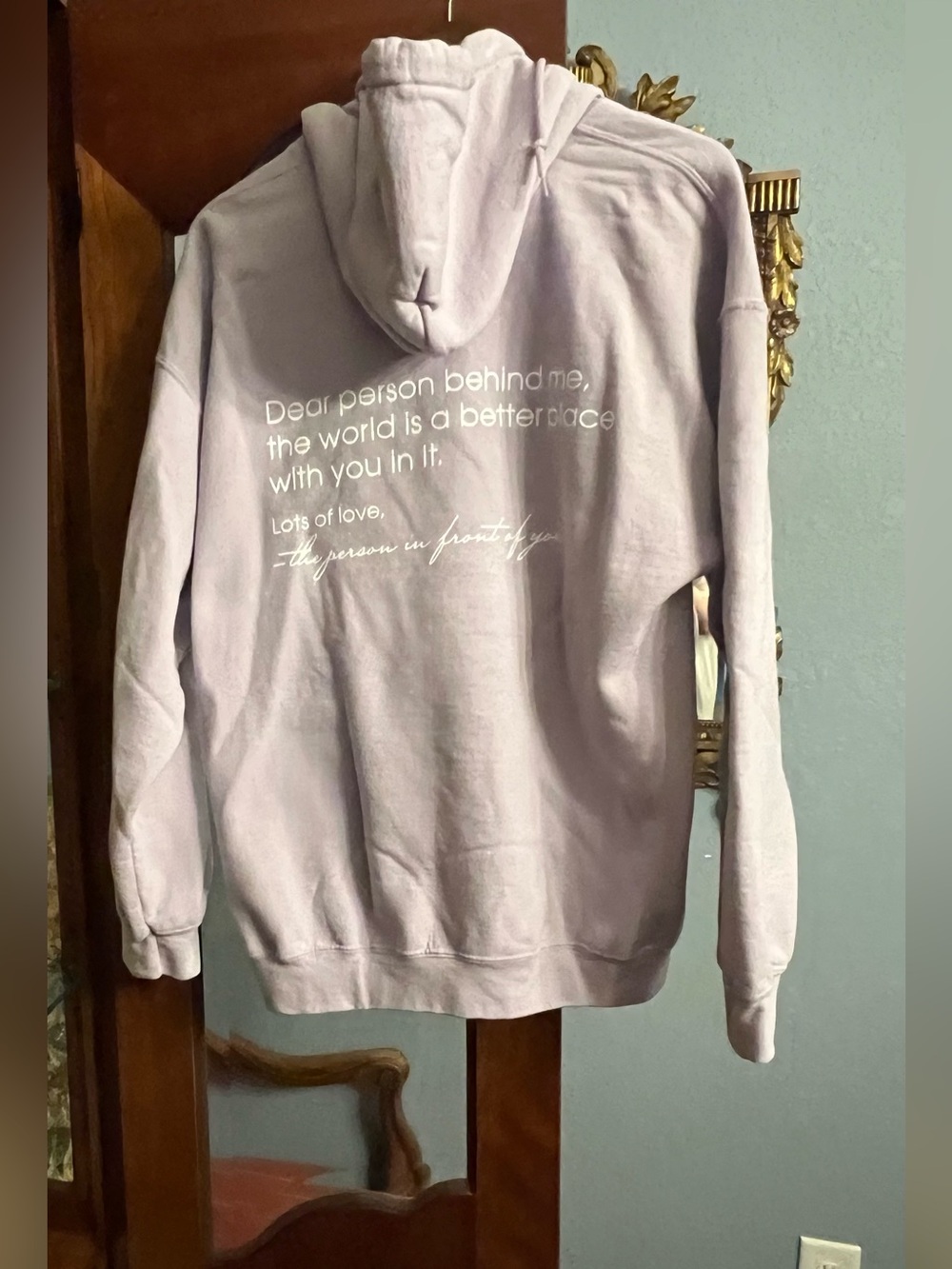 Gildan Light Lavender Pullover Hoodie with Kangaroo Pocket